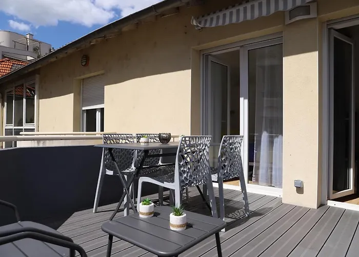 T3 Jaude + Terrasse Et Garage アパート クレルモン・フェラン