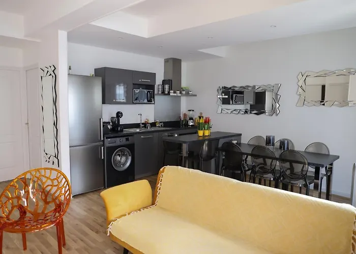 アパート T3 Jaude + Terrasse Et Garage クレルモン・フェラン